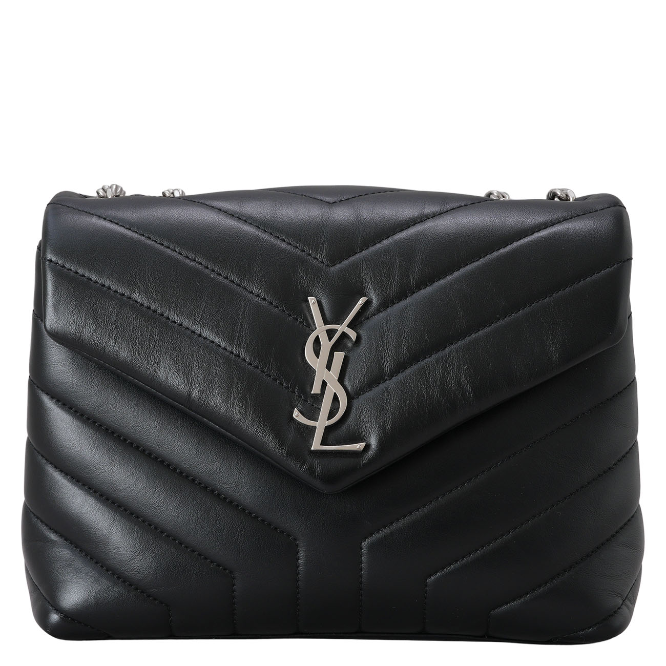 YVES SAINT LAURENT(USED)생로랑 494699 모노그램 쉐브론 루루백
